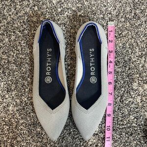 Rothy's Women's Gray pointed toe Flats size 8.5